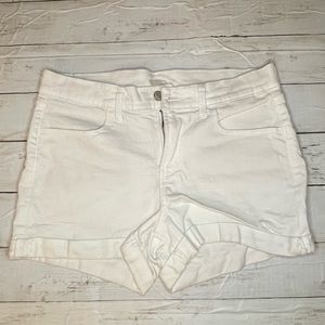 Old navy white jean shorts size 8